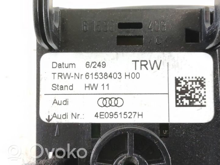 Audi Q7 4L Przełącznik / Przycisk kierownicy 4E0951527H