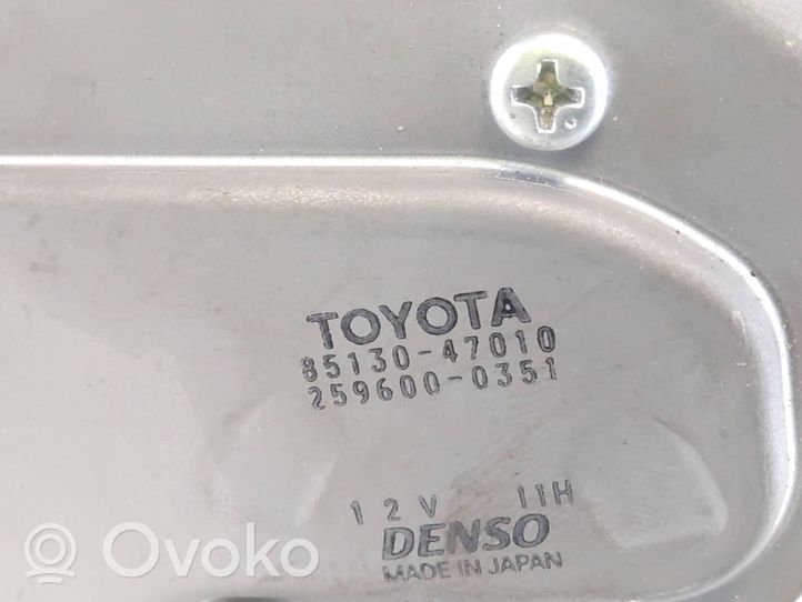 Toyota Prius (XW20) Motorino del tergicristallo del lunotto posteriore 8513047010