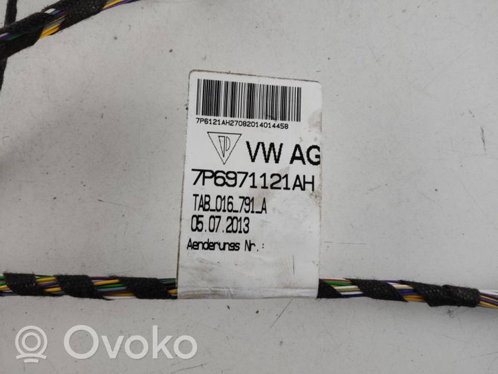 Volkswagen Touareg II Faisceau de câblage de porte avant 7P6971121AH