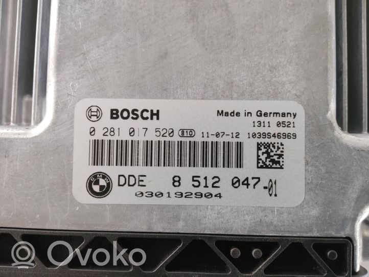 BMW 3 E90 E91 Sterownik / Moduł ECU 8512047