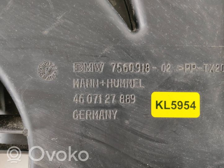 BMW 3 E90 E91 Część rury dolotu powietrza 7560918