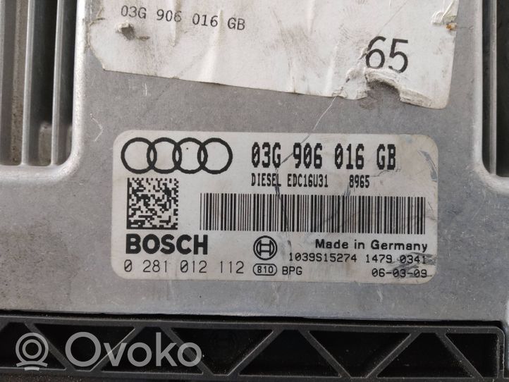 Audi A6 S6 C6 4F Centralina/modulo del motore 03G906016GB