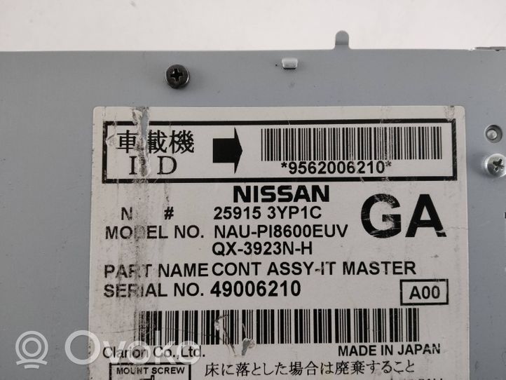 Nissan Murano Z51 Radija/ CD/DVD grotuvas/ navigacija 259153YP1C