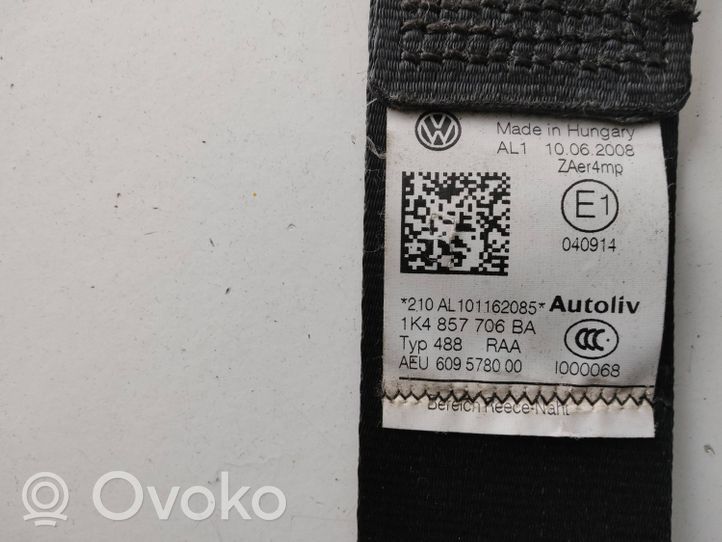 Volkswagen Golf V Ceinture de sécurité avant 1K4857706BA