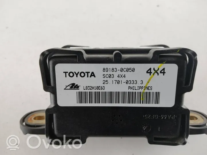 Toyota Tundra II ESP acceleration yaw rate sensor 891830C050