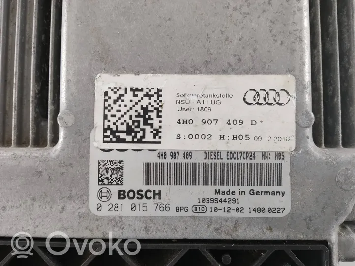 Audi A8 S8 D4 4H Centralina/modulo del motore 4H0907409D