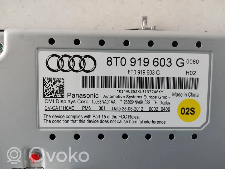 Audi A5 Sportback 8TA Ekrāns / displejs / mazais ekrāns 8T0919603G
