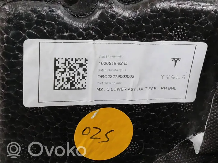 Tesla Model S (C) garniture de pilier 160651882D