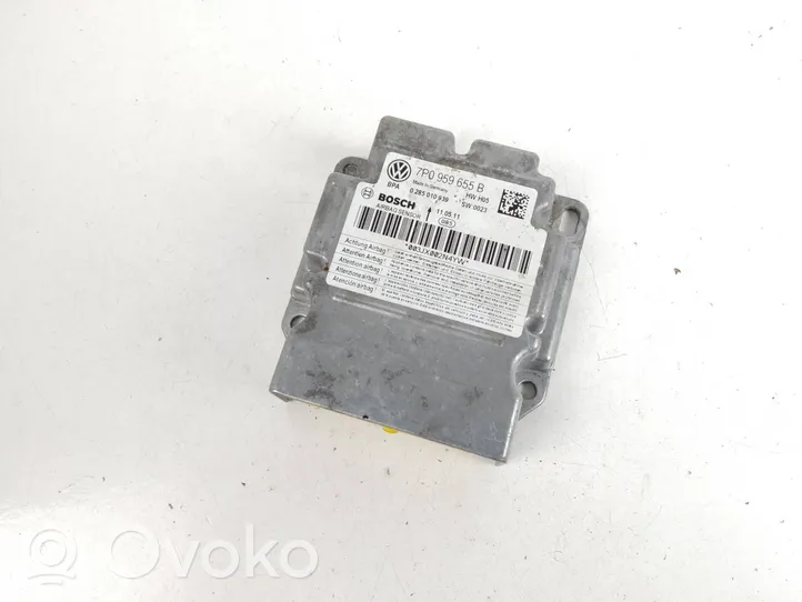 Volkswagen Touareg II Gaisa spilvenu vadības bloks 7P0959655B