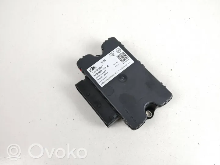 Volkswagen Touareg II Hand brake control module 7P0907801D