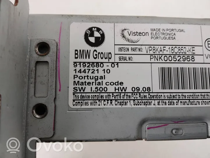 BMW 5 E60 E61 Unità principale autoradio/CD/DVD/GPS 9192680