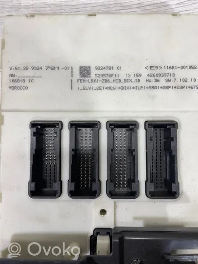 BMW 3 F30 F35 F31 Unité de contrôle module CAS 9324781