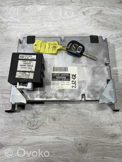 Lexus GS 300 400 430 Kit centralina motore ECU e serratura 896613A431