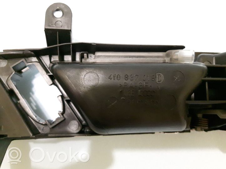 Audi A6 Allroad C6 Priekinė atidarymo rankenėlė (vidinė) 4F0837019C