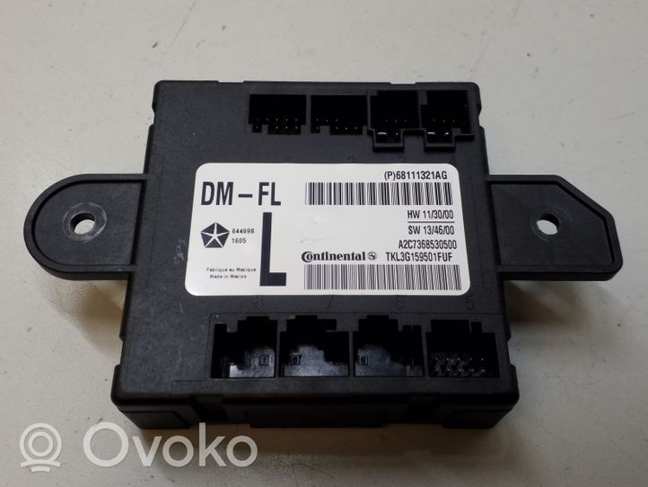 Chrysler 200 Durų elektronikos valdymo blokas 68111321AG