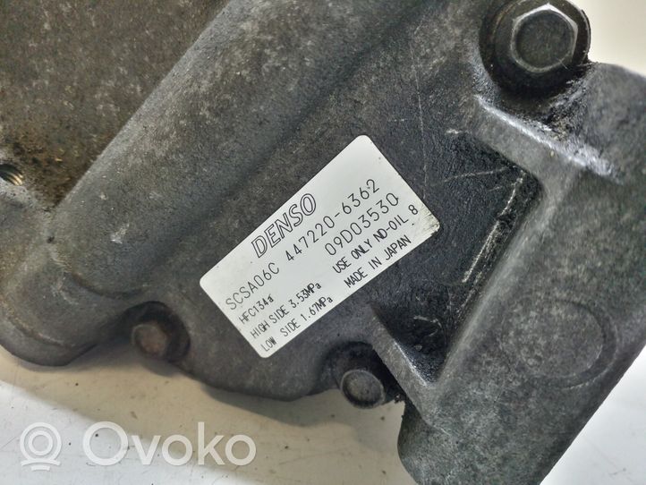 Toyota Corolla E120 E130 Ilmastointilaitteen kompressorin pumppu (A/C) 4472206362