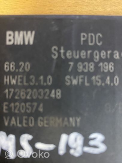 BMW i3 Sterownik / Moduł parkowania PDC 9865400