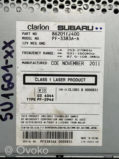 Subaru Impreza III Panel / Radioodtwarzacz CD/DVD/GPS 86201FJ400