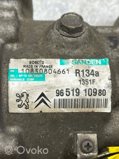 Peugeot 307 Gaisa kondicioniera kompresors (sūknis) 9651910980