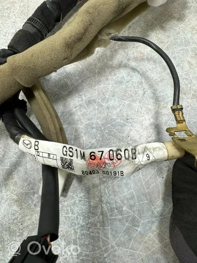 Mazda 6 Faisceau de câbles hayon de coffre GS1M67060B