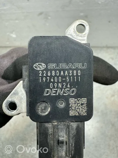 Subaru Legacy Mass air flow meter 22680AA380