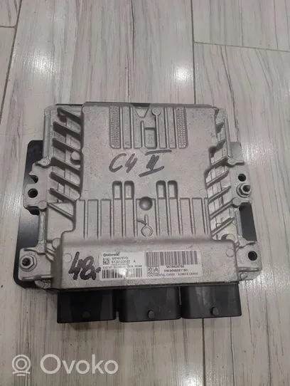 Citroen C4 II Unité de commande, module ECU de moteur HW9666681180