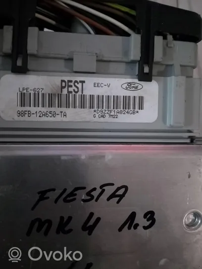 Ford Fiesta Komputer / Sterownik ECU silnika 98FB12A650