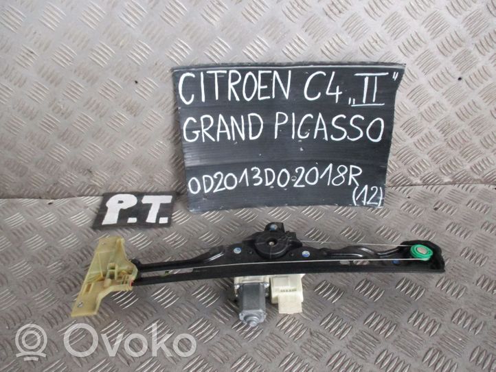 Citroen C4 Grand Picasso Takaikkunan nostomekanismi ilman moottoria 