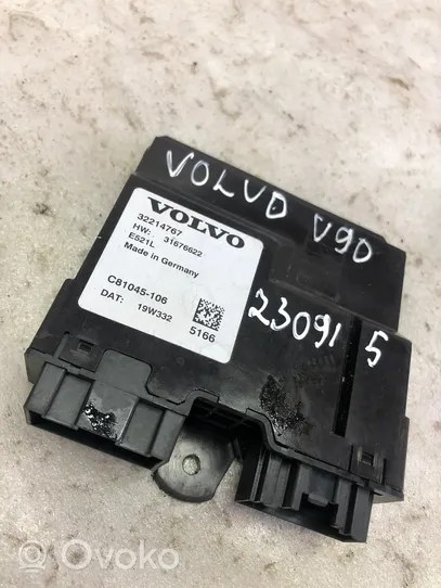 Volvo S90, V90 Sterownik / Moduł elektrycznej klapy tylnej / bagażnika 32214767