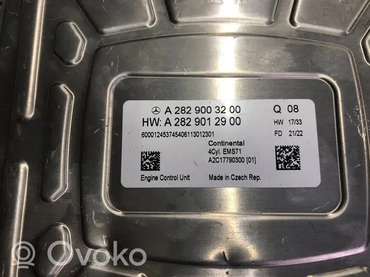 Mercedes-Benz A W177 Motora vadības bloka ECU A2829003200