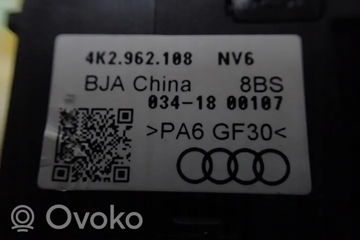 Audi A6 S6 C8 4K Interruttore a pulsante della chiusura centralizzata 4K2962108