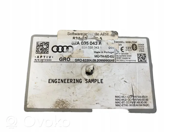 Audi Q3 F3 Radija/ CD/DVD grotuvas/ navigacija 82A035043A