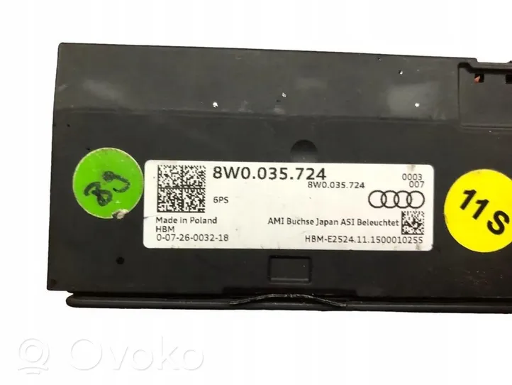 Audi A4 S4 B9 8W Äänentoistojärjestelmäsarja 8W0035724