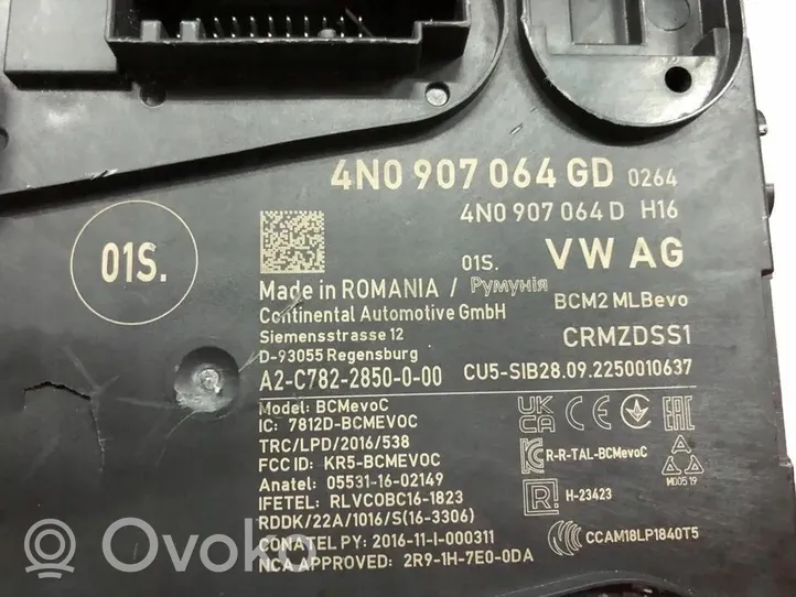 Audi A8 S8 D5 Moduł / Sterownik komfortu 4N0907064GD