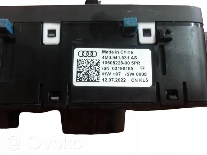 Audi Q7 4M Interruttore luci 4M0941531AS