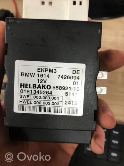 BMW 3 F30 F35 F31 Relè indicatore del livello del carburante 7426094