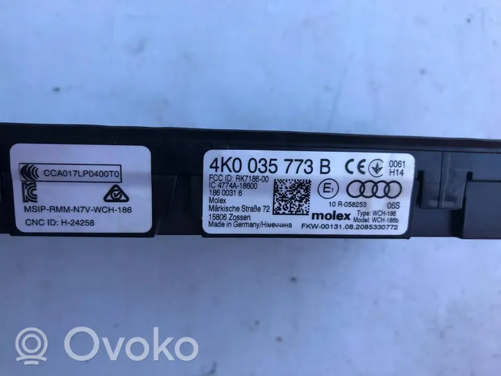 Audi A6 S6 C8 4K Muut ohjainlaitteet/moduulit 4K0035773B