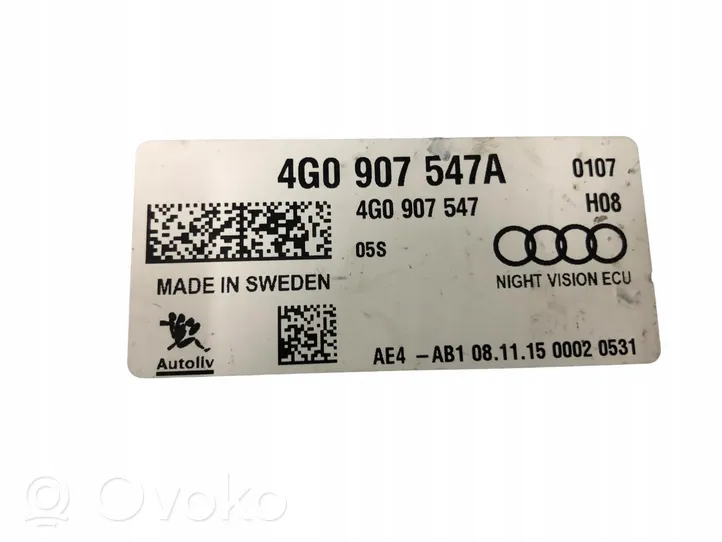 Audi A7 S7 4K8 Module de contrôle caméra arrière 4G0907547A