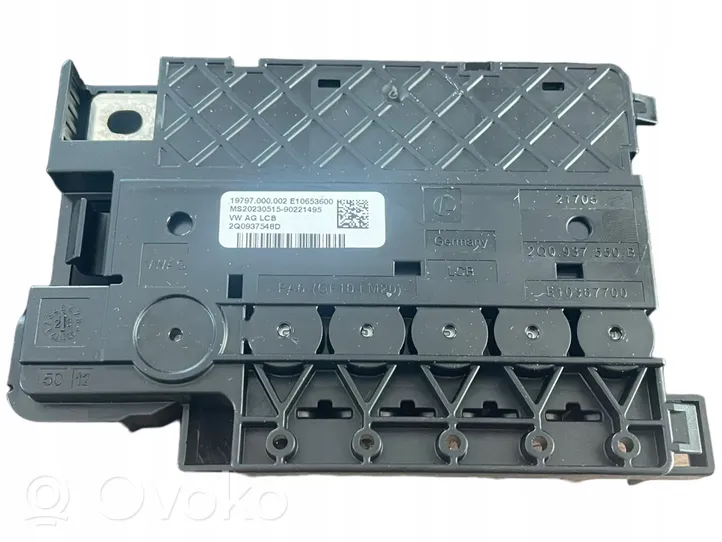 Volkswagen T-Cross Relais de batterie fusible 2Q0937548D