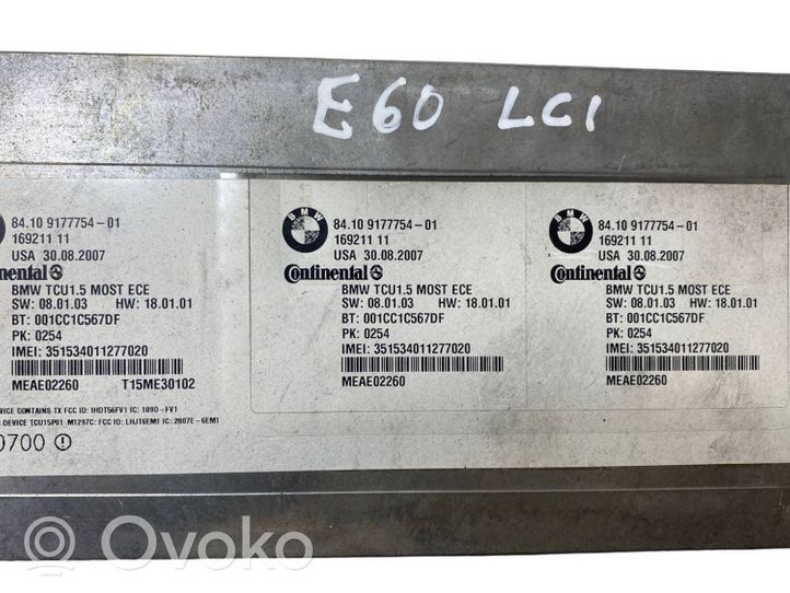 BMW 5 E60 E61 Moduł / Sterownik Bluetooth 9177754