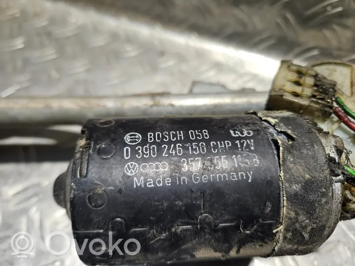 Volkswagen PASSAT B3 Mechanizm i silniczek wycieraczek szyby przedniej / czołowej 0390246150CHP