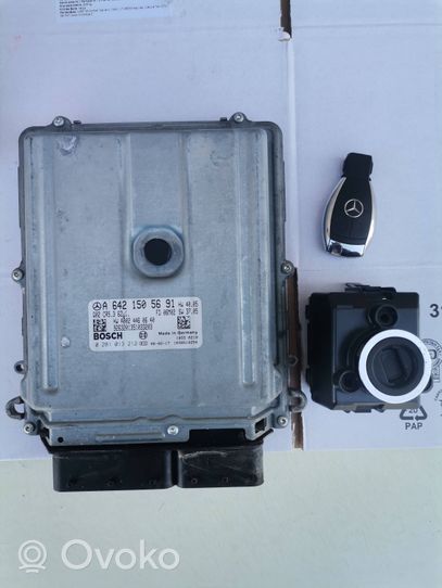 Mercedes-Benz S W221 Komputer / Sterownik ECU i komplet kluczy A6421505691