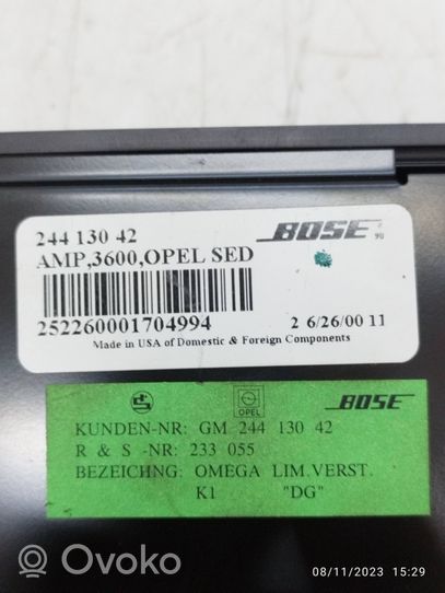 Opel Omega B2 Amplificateur de son 24413042