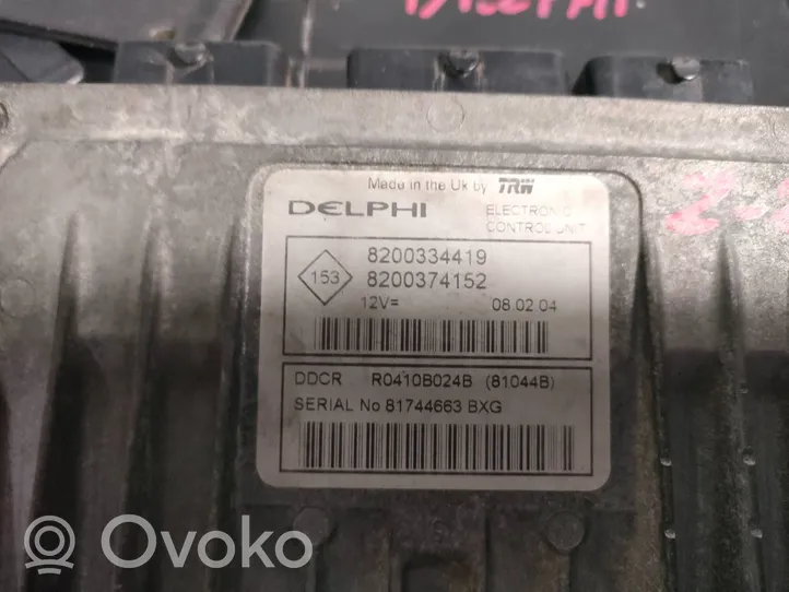 Renault Megane II Sterownik / Moduł ECU 8200374152