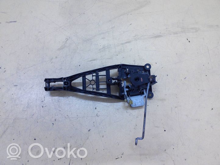 Opel Astra H Klamka/wspornik zewnętrzny drzwi przednich 24463523