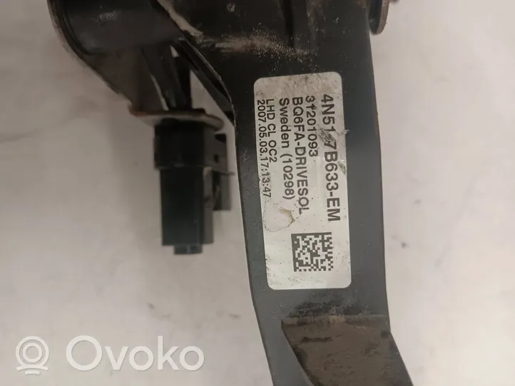 Volvo V50 Pedał sprzęgła 4N517B633EM