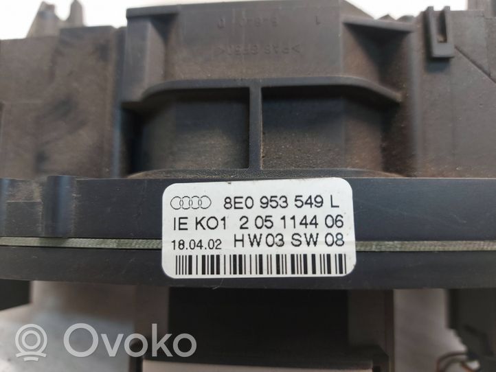 Audi A4 S4 B7 8E 8H Leva/interruttore dell’indicatore di direzione e tergicristallo 8E0953549L