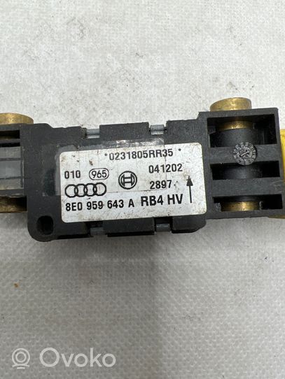 Audi A6 S6 C5 4B Sensore d’urto/d'impatto apertura airbag 8E0959643A