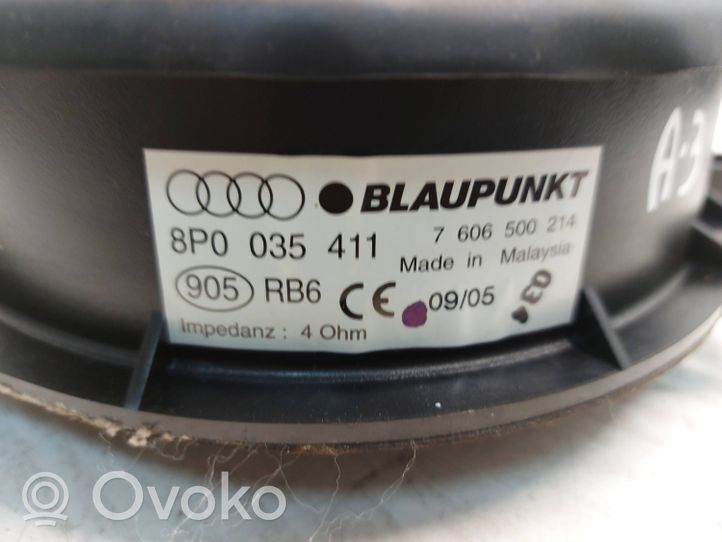 Audi A3 S3 A3 Sportback 8P Haut-parleur de porte avant 8P0035411