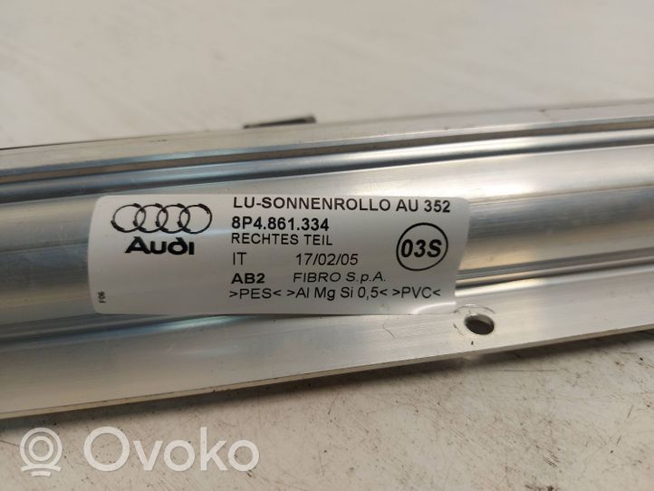 Audi A3 S3 A3 Sportback 8P Tendina/parasole del finestrino della portiera posteriore 8P4861334